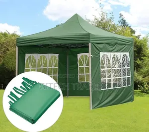 *Pop Up Gazebo Canopy Tent With 3 Window Side Walls