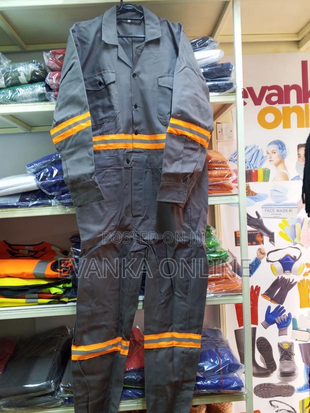 Reflective Overalls - Gray