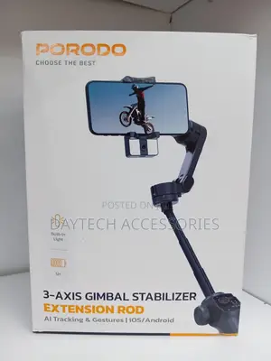 This Is a Porodo 3-Axis Gimbal Stabilizer.
