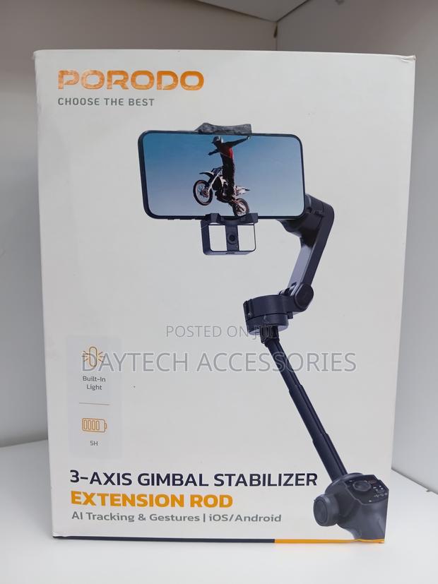 This Is a Porodo 3-Axis Gimbal Stabilizer. - thumbnail 2