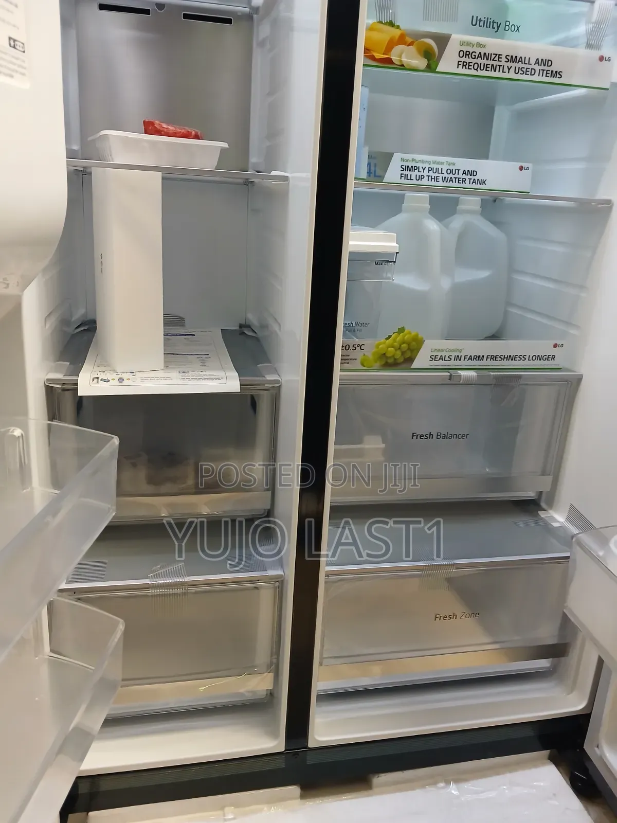 Lg 635l Side by Side Fridge With Instaview Gc-X257cqes