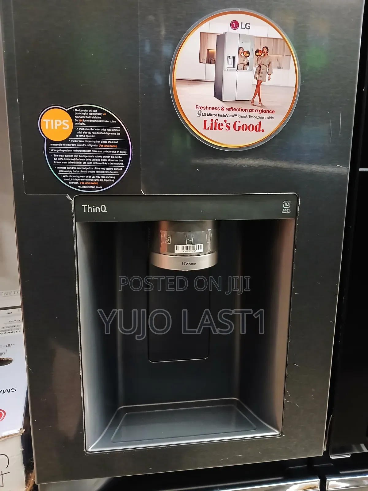 Lg 635l Side by Side Fridge With Instaview Gc-X257cqes