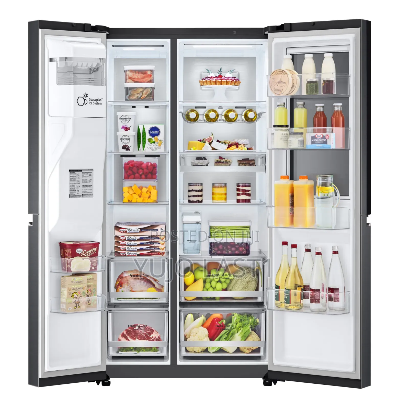 Lg 635l Side by Side Fridge With Instaview Gc-X257cqes