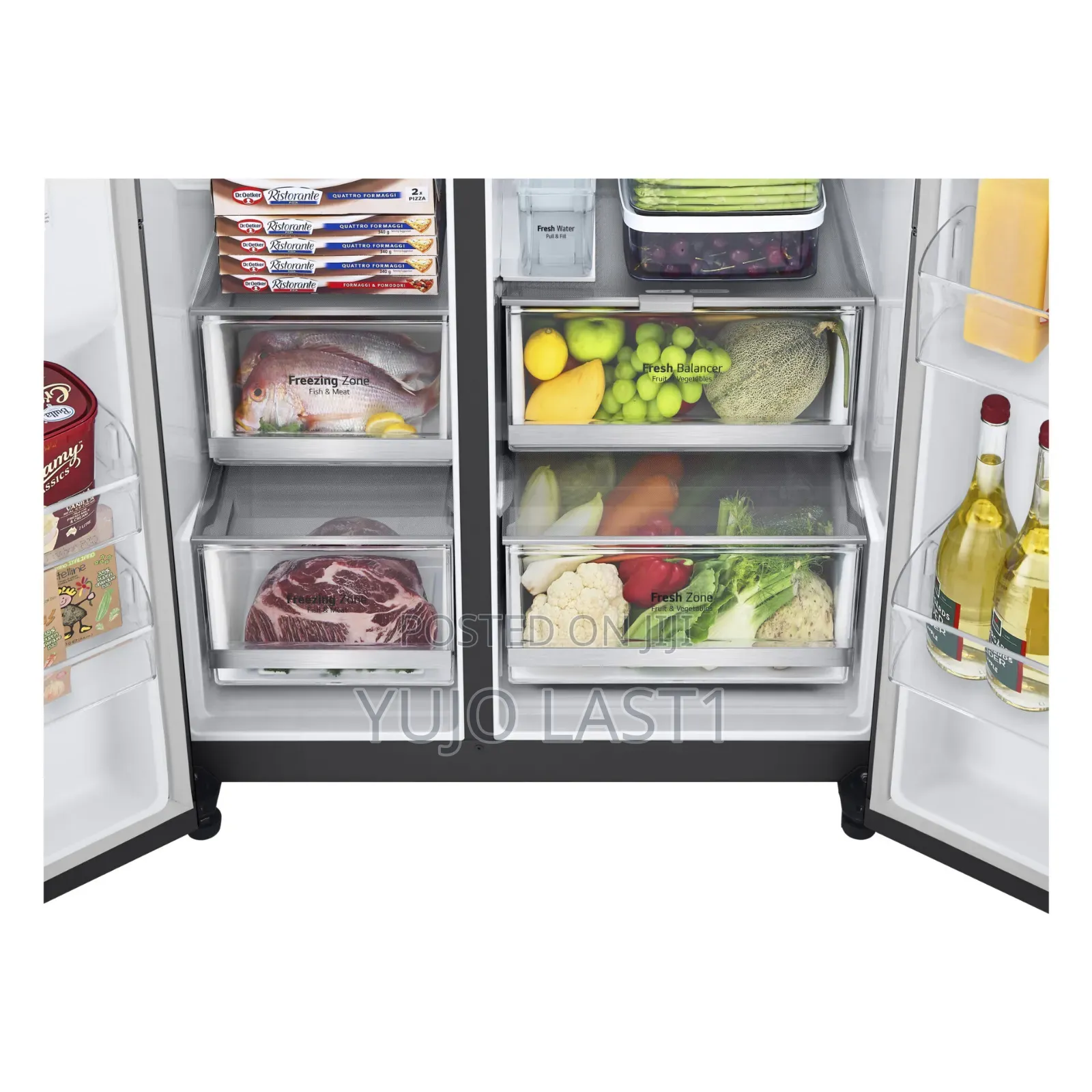 Lg 635l Side by Side Fridge With Instaview Gc-X257cqes