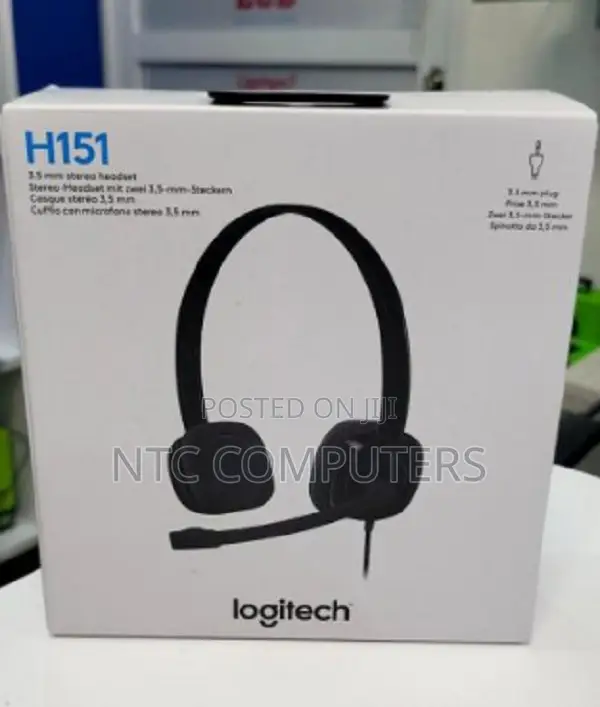 Logitech H151 Stereo Headset With Noise-Cancelling Microphone