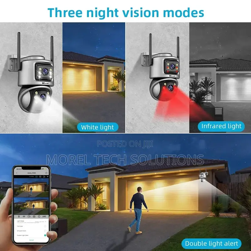 Wistino 8mp Ultra Hd Outdoor Wi-Fi Camera,Ai Tracking Alarm,Ip66 Rated