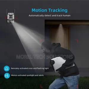 Wistino 8mp Ultra Hd Outdoor Wi-Fi Camera,Ai Tracking Alarm,Ip66 Rated