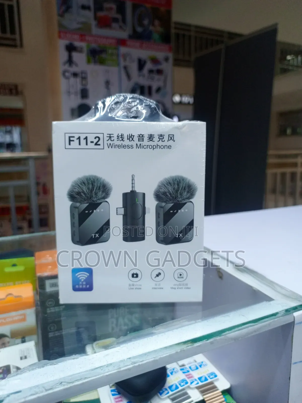F11 Dual Microphone for Content Creators and Live Streaming