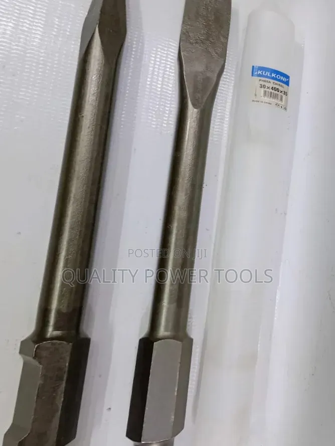Kulkoni Ph65a Chisel 30x400mm Hex Shank Demolition Jackhammer Bit