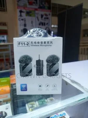 F11-2 Dual Wireless Mic for Camera Podcast and Interviews