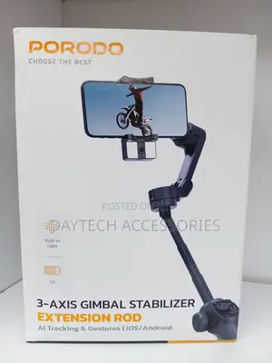 Porodo Ai Tracker Gimbal P9 – Black