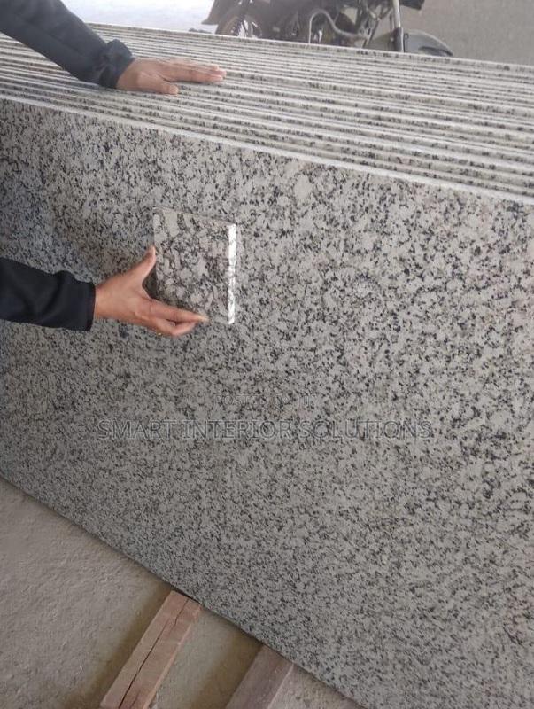 Polished P White Granite Slab 8ft × 2ft