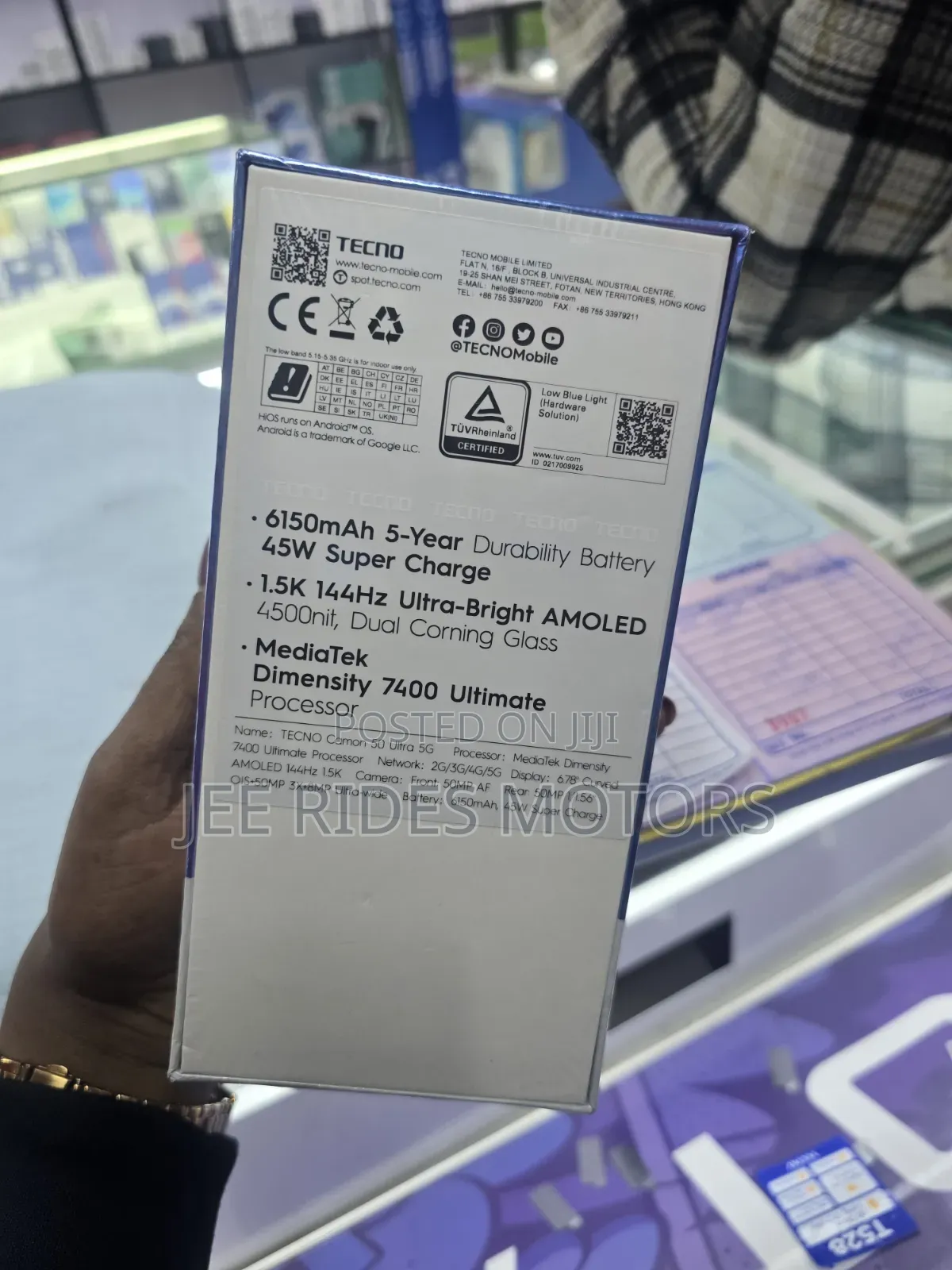 New Tecno Camon 50 Ultra 512 GB Black