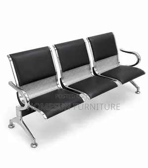 Premium 3-Seater Reception Waiting Bench