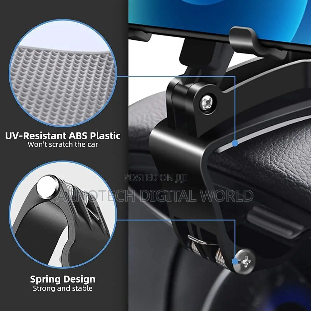 360 Degree Car Phone Holder - Flexible Stand for Universal Phones