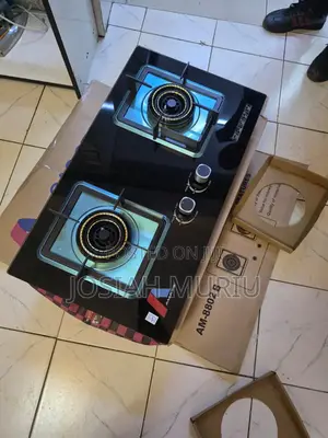 Amaze Black 2 Burner Inbuilt Cooker