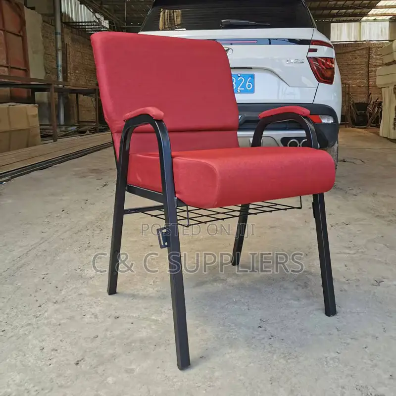 Stackable Church Chair -Padded Fabric