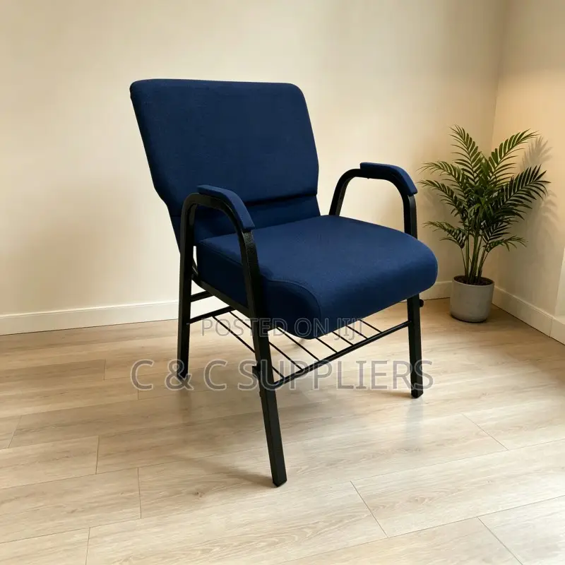 Stackable Church Chair -Padded Fabric