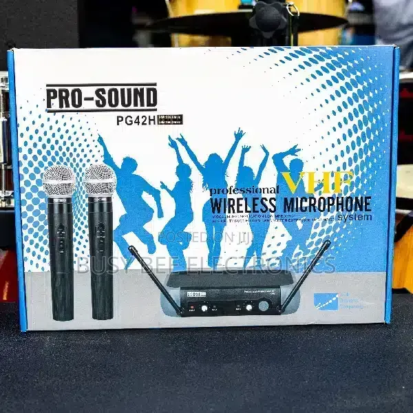 Pro Sound Pg42h Professional-Grade Wireless VHF Microphone