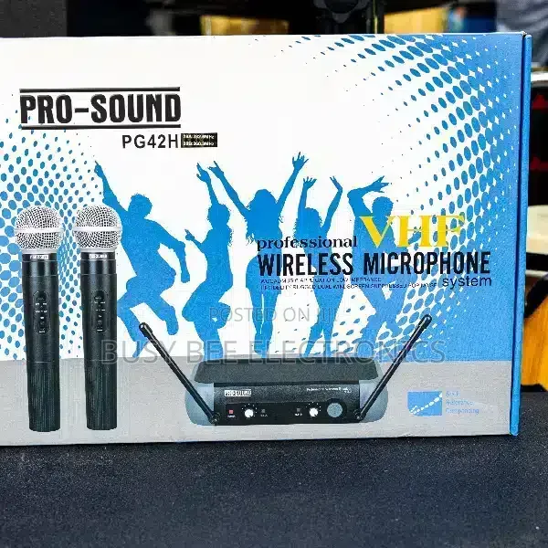 Pro Sound Pg42h Professional-Grade Wireless VHF Microphone