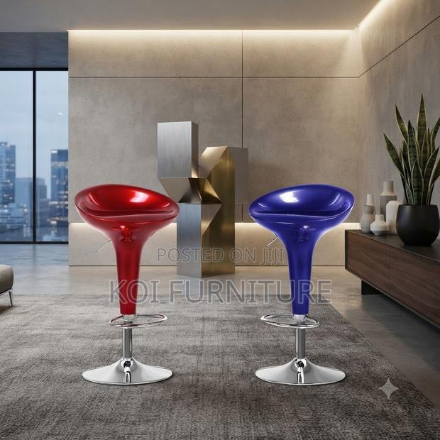 Barstools; Swivel Recliner Home Office Adjustable Barstools - thumbnail 3