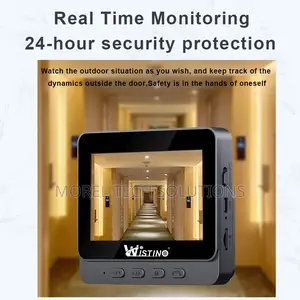 Video Intercom Doorbell1080p Hd Camera, Indoor LCD Screen, 2-Way Audio