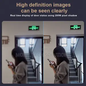 Video Intercom Doorbell1080p Hd Camera, Indoor LCD Screen, 2-Way Audio