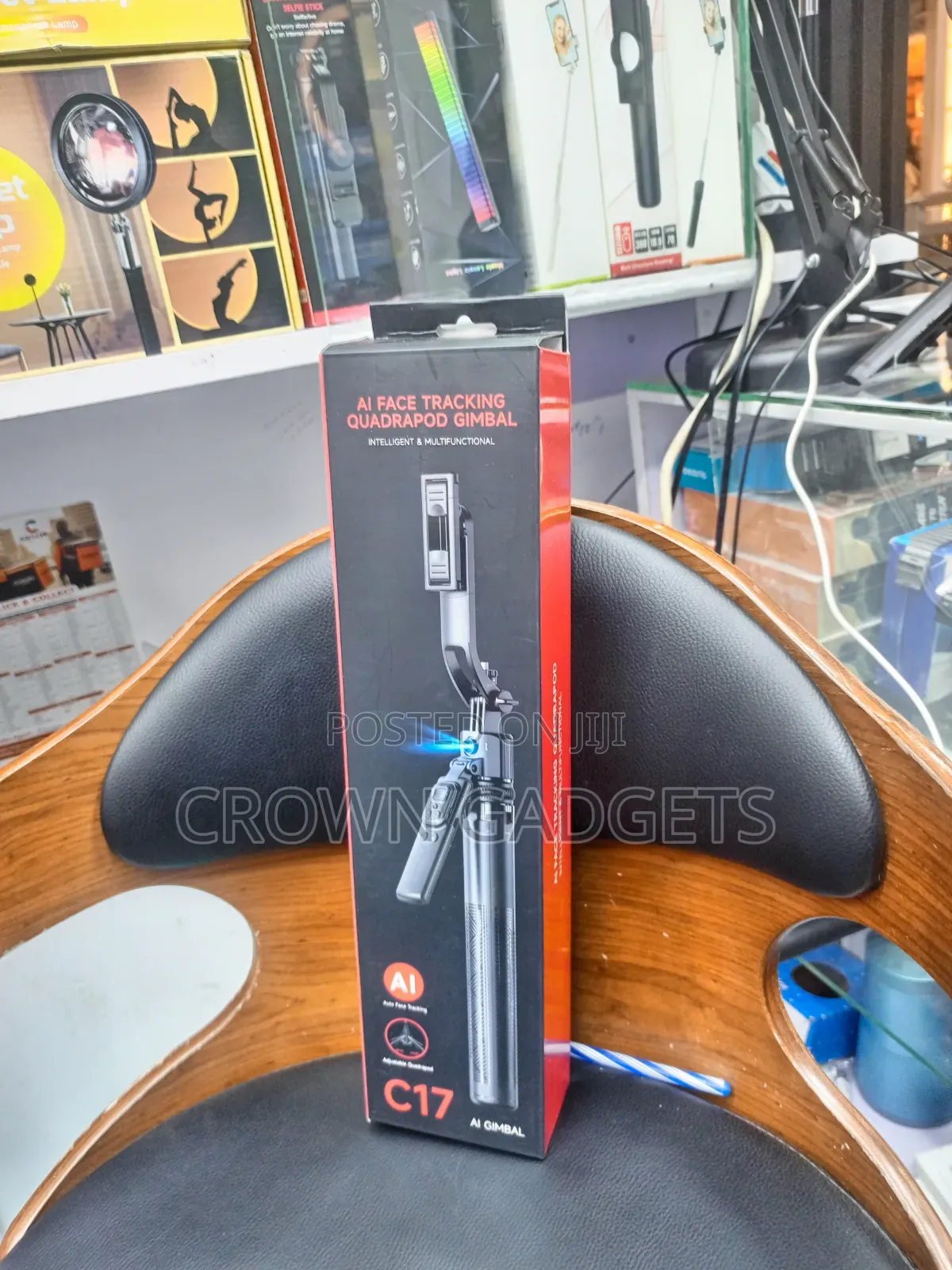 C17 360° Ai Auto Tracking Selfie Stick Tripod