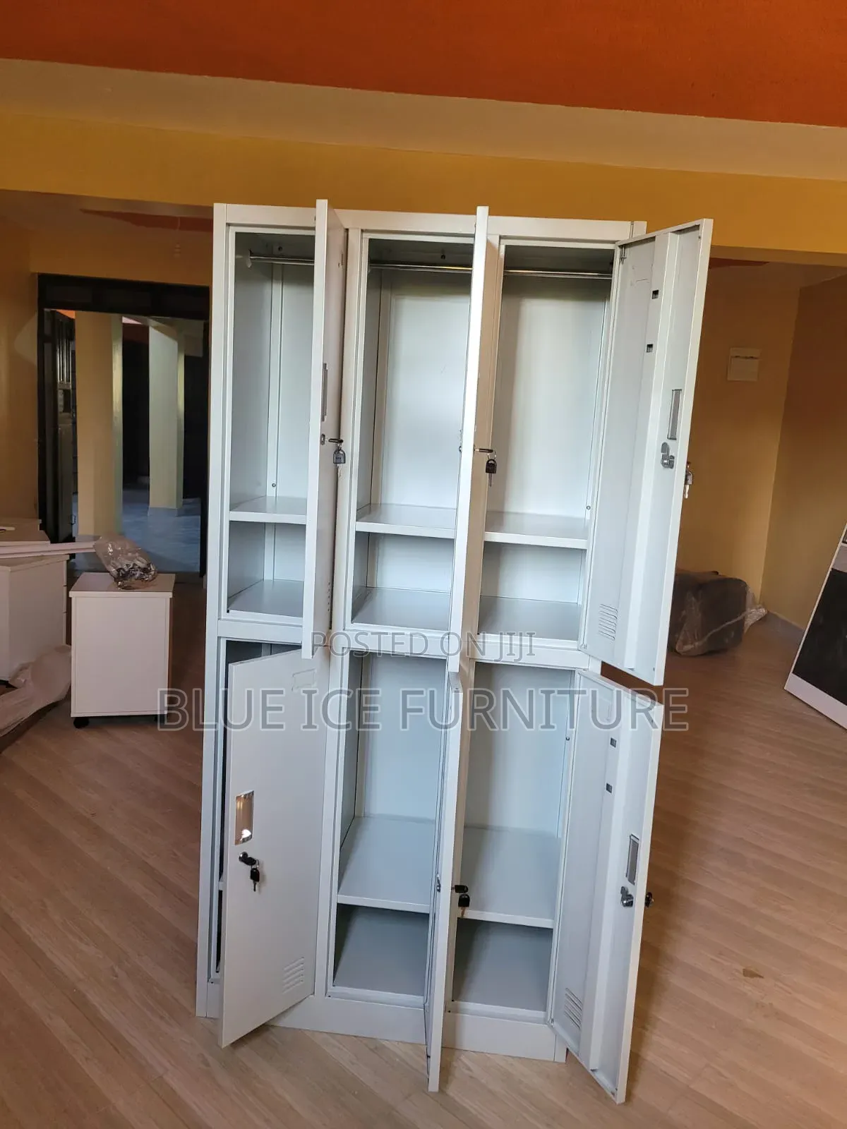 Metal 6 Door Locker Cabinet