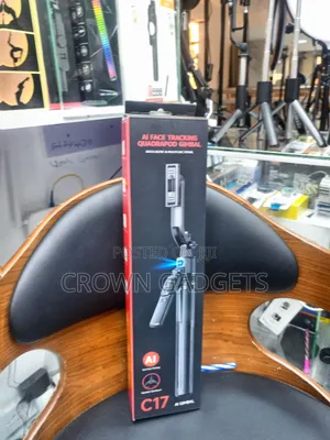 C17 360° Rotating Ai Smartphone Tracking Stand