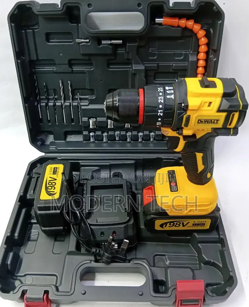 Dewalt 98v Industrial Brushless Drill Accessories Kit