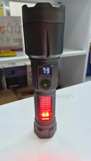Ph-239sx Rechargeable Flashlight With Cob Side+ Red + Blue Light