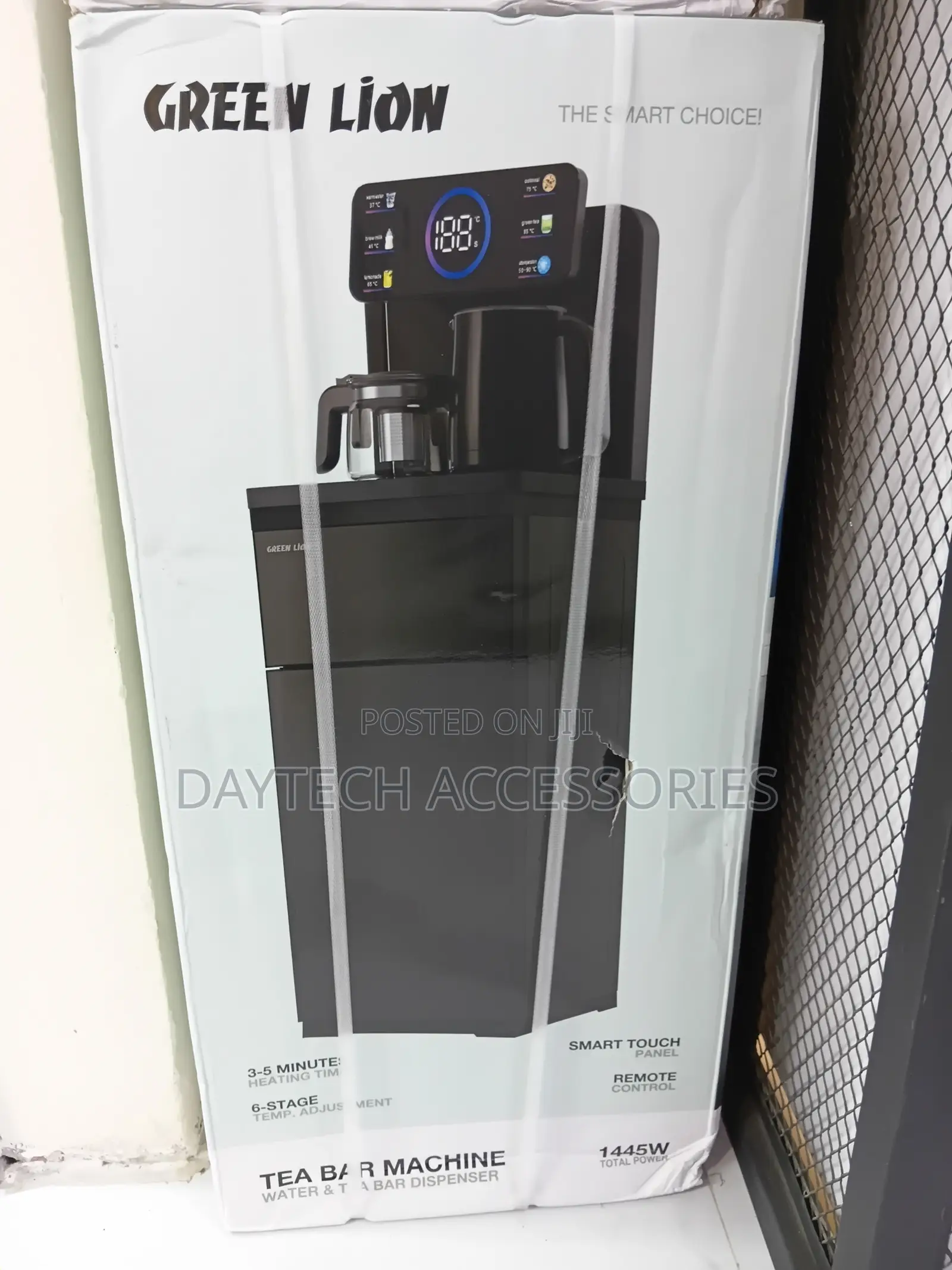 Green Lion Tea Bar Machine Water and Tea Bar Dispenser - Black