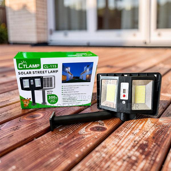 300w Motion Sensor Premium Solar Street Light Lamp For Wide Coverage - thumbnail 2