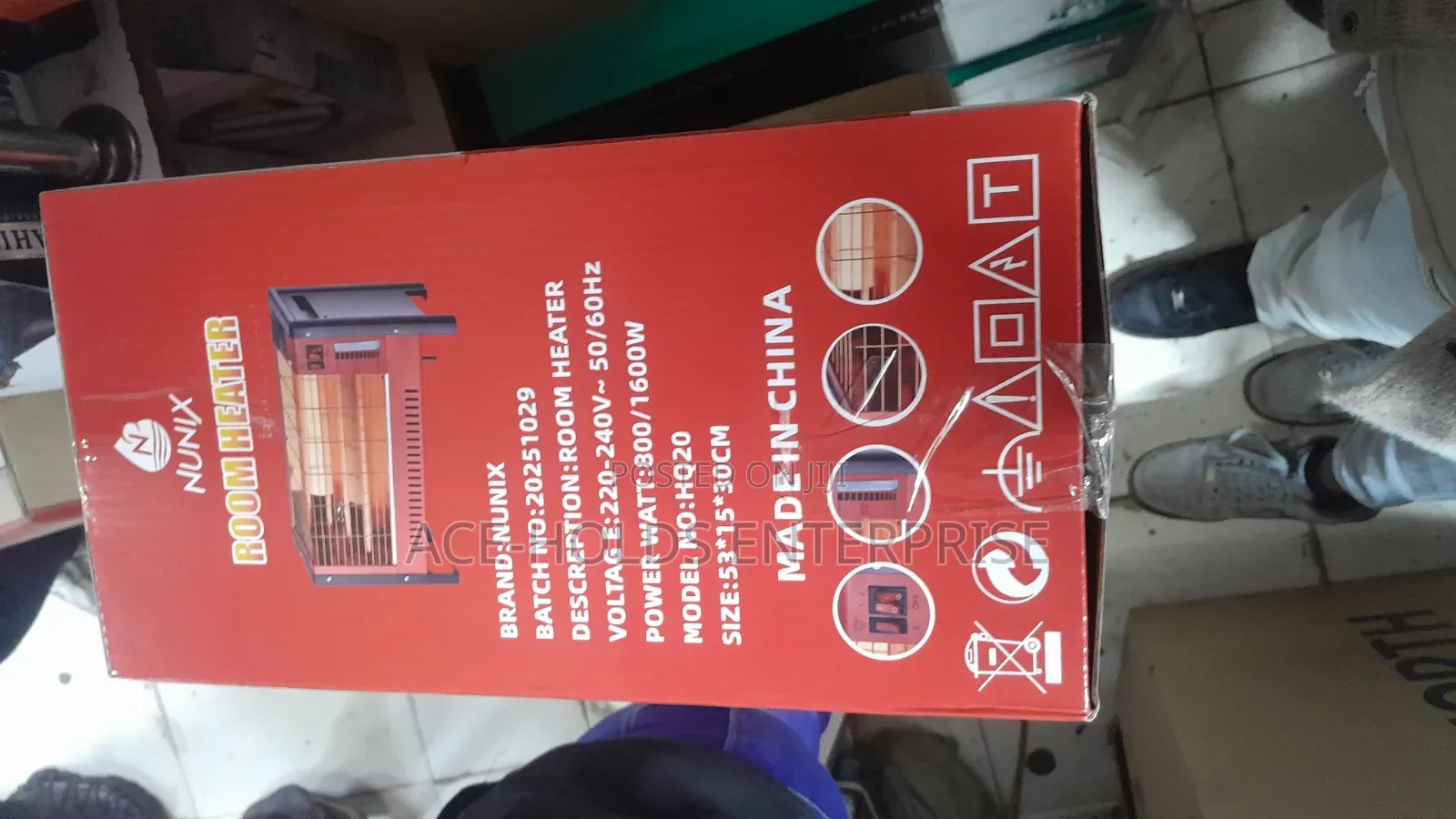 Nunix Qartz Room Heater - Hq20 2heat Setting (53*15*30cm), Humidifier
