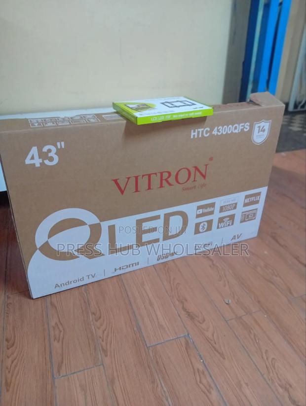 Vitron 43" Qled Smart Android Tv - Frameless, Full Hd, Wifi
