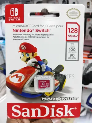This Is A 128gb Sandisk Microsdxc Card For The Nintendo Switch.