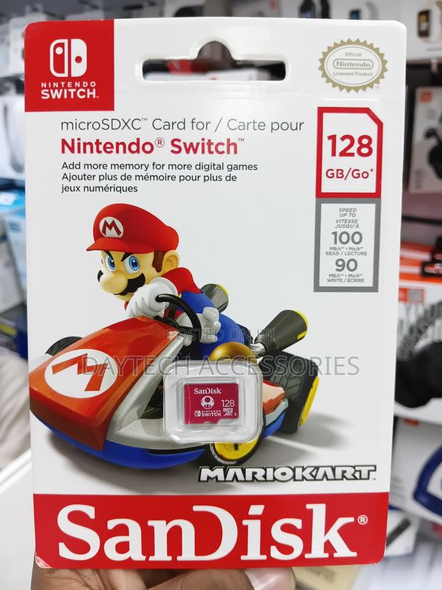 This Is A 128gb Sandisk Microsdxc Card For The Nintendo Switch.
