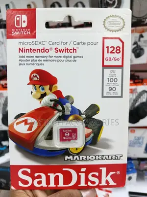 This Is A 128gb Sandisk Microsdxc Card For The Nintendo Switch.