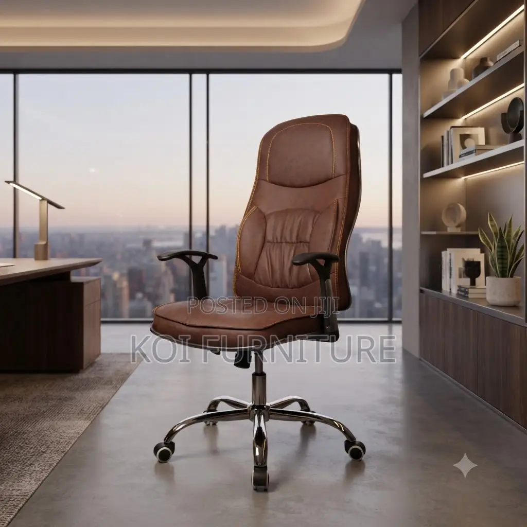 Office Chairs; Brown Leather Recliner Office Chairs