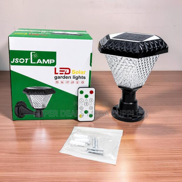 Solar Gate Pillar Light Premium Outdoor Decorative Rgb Led Lighting