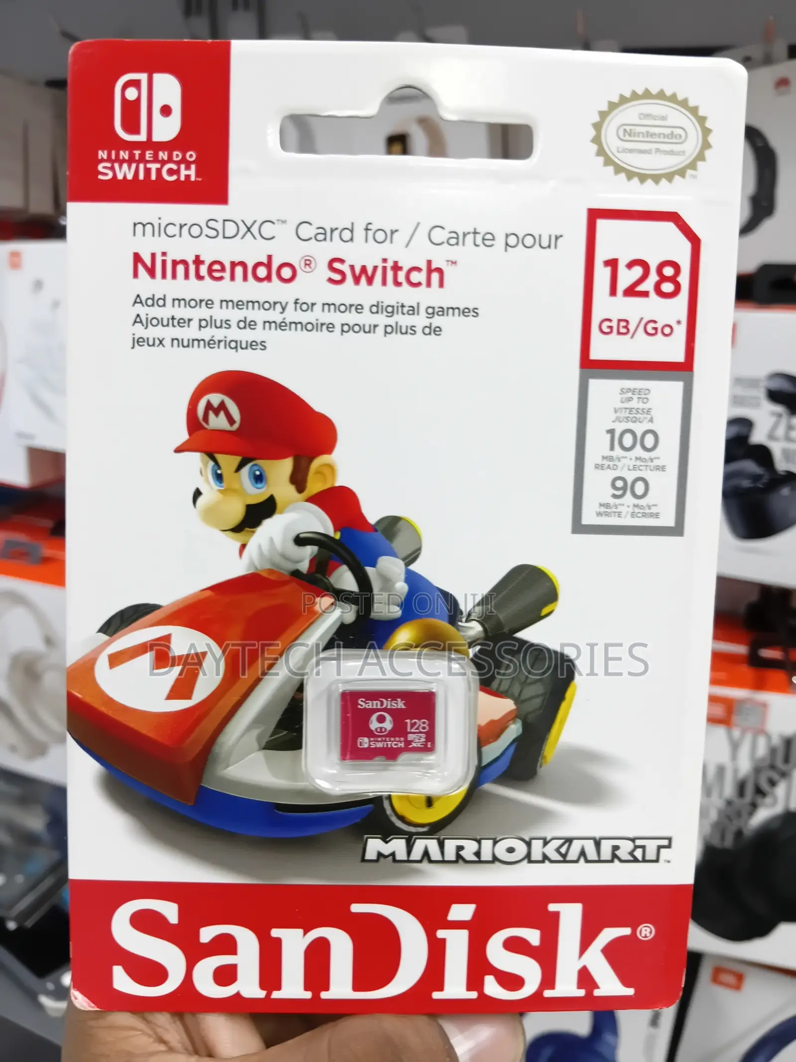 Sandisk 128gb Microsdxc Uhs-i Memory Card For For Nintendo Switch 1