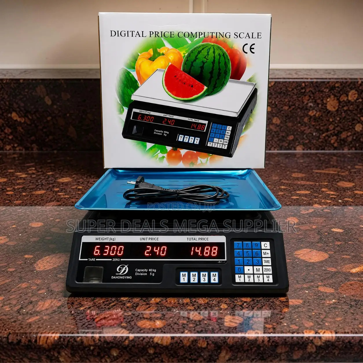 Easy Cleaning Acs 40 Upto 40kgs Electronic Digital Weighing Scale