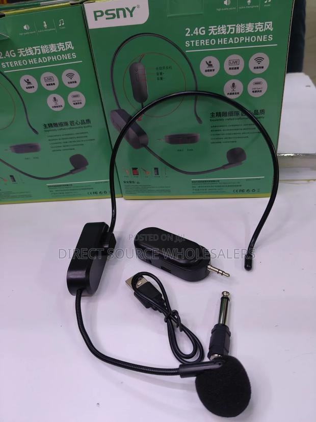2.4ghz Wireless Stereo Headphones With Mic