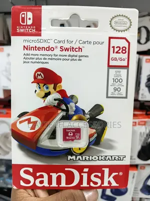 Sandisk Micro Sdxc Card For Nintendo Switch 128gb Super Mario Kart