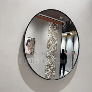 Circular Designed Classy Refined Decorative Mirror_wh