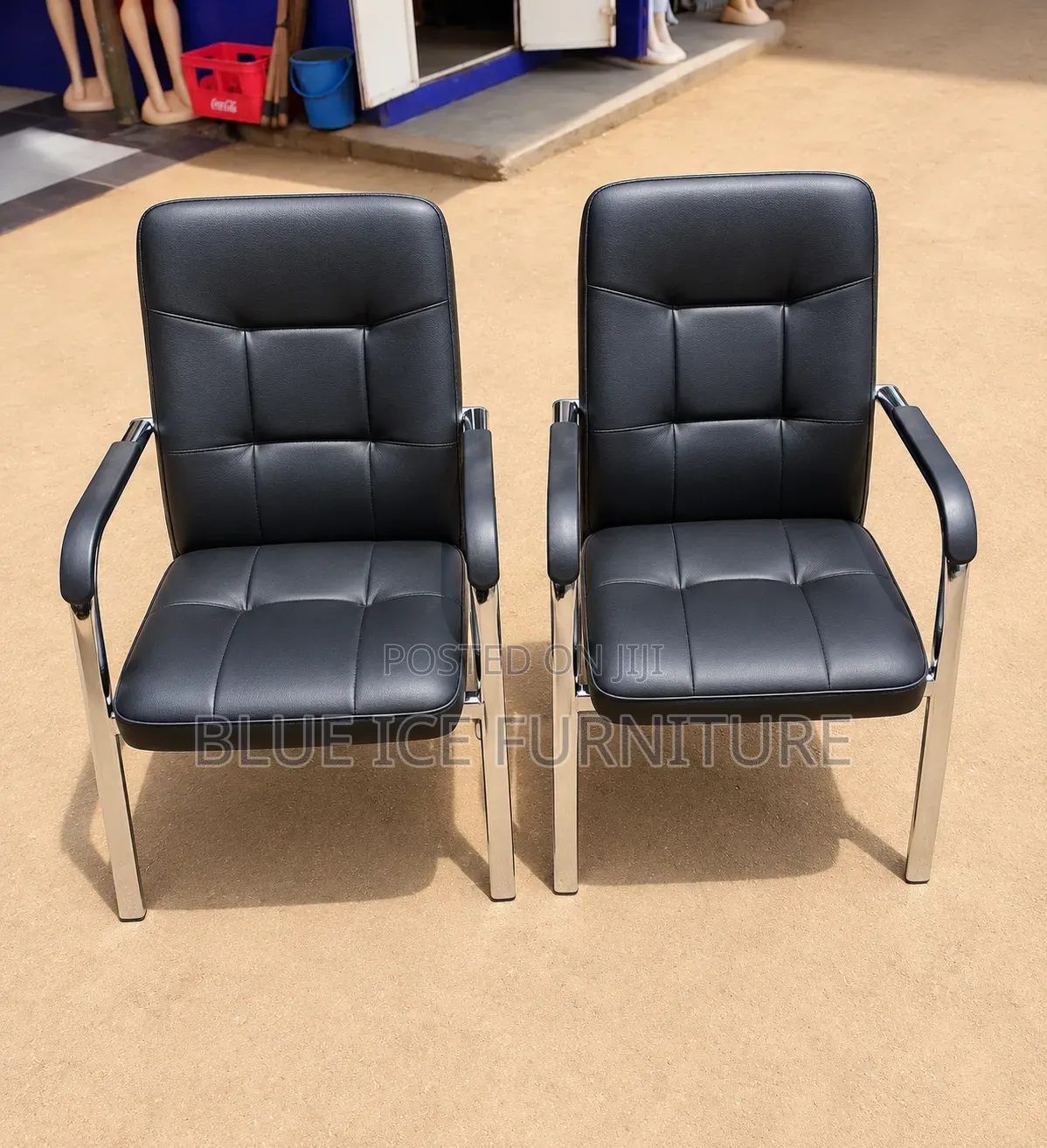Comfort Office, Leather Waiting Chair