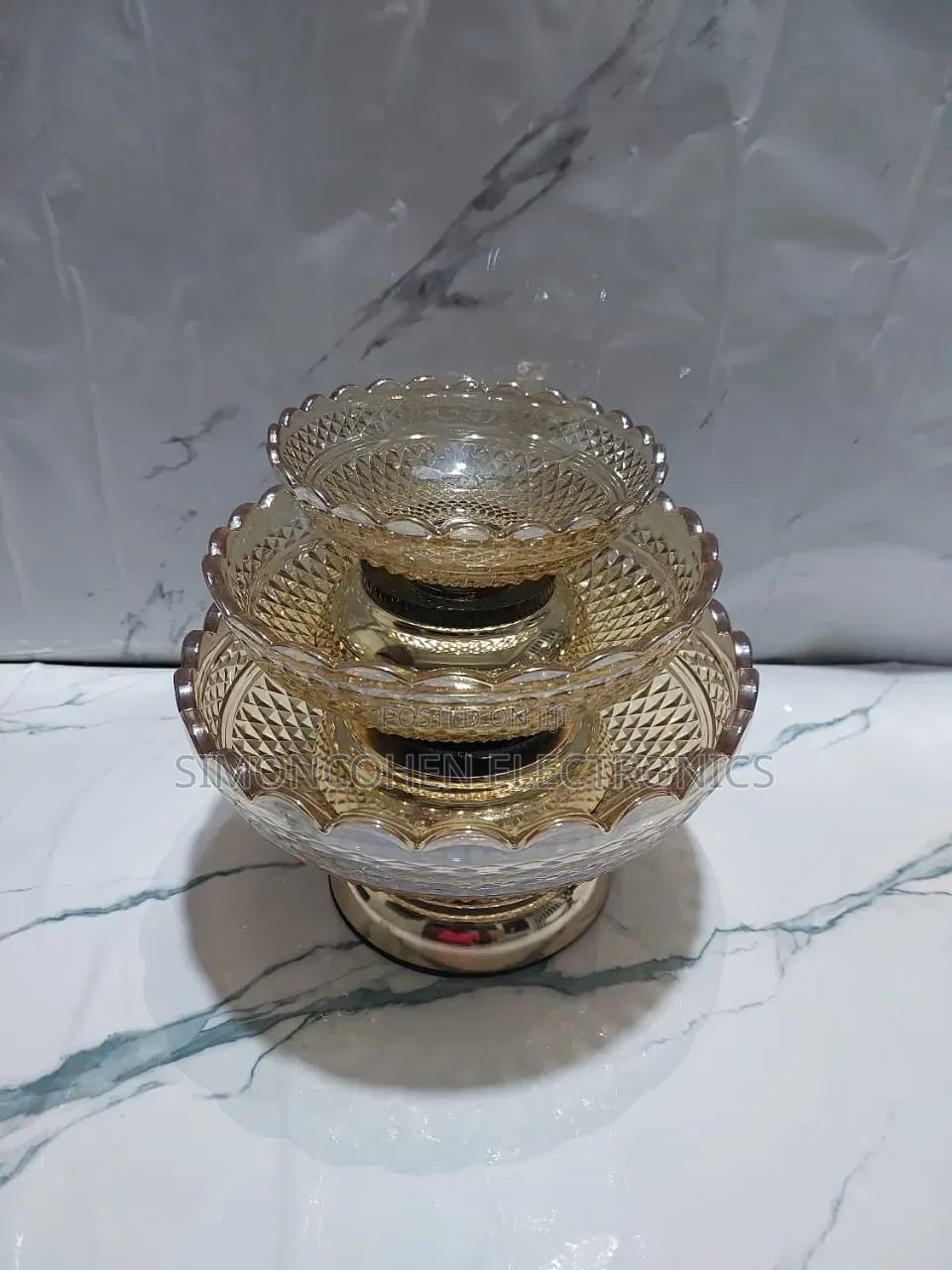 Very High Quality 3 Arm Elegant Multi-Purpose Display Serving Bowls