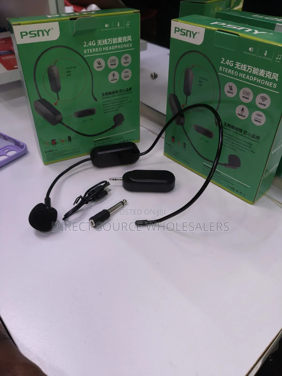 2.4ghz Over-ear Wireless Headphones With Crystal Clear Sound