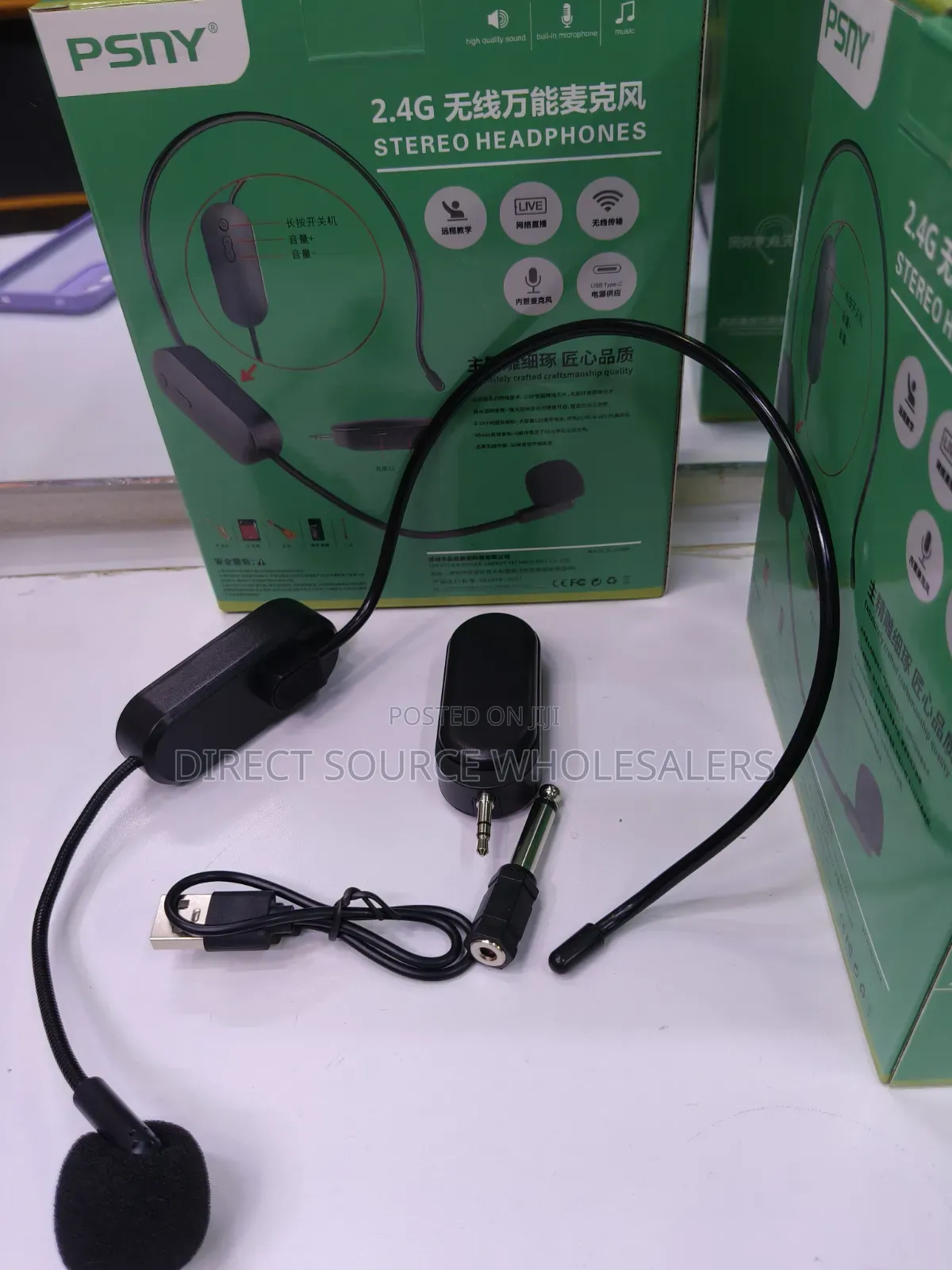 Long Battery Life 2.4ghz Wireless Stereo Headphones